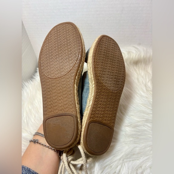 MICHAEL KORS McKenna Denim Gladiator Espadrille Sandals - Picture 6 of 7